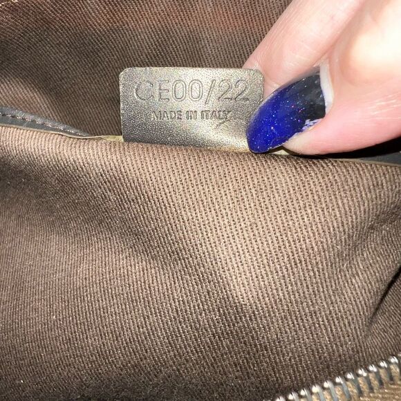 CELINE Shoulder Bag C Macadam Brown Suede - Picture 13 of 13